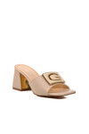 Beige Womens Slippers 312164 Z