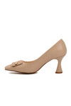 Beige Skin Womens High Heel Shoes 312181 Z