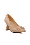 Beige Skin Womens High Heel Shoes 312181 Z