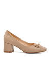 Beige Skin Womens High Heel Shoes 312237 Z