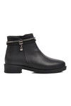 Black Skin Womens Boots 325098 Z