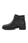 Black Skin Womens Boots 325098 Z