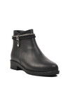 Black Skin Womens Boots 325098 Z