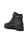 Black Skin Womens Boots 325098 Z