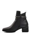 Black Skin Womens Boots 326168 Z