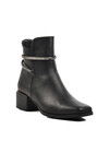 Black Skin Womens Boots 326168 Z