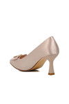 Beige Thin Heeled Womens Evening Shoes 357088 Z