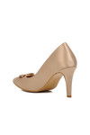 Nude Thin Heeled Womens Evening Shoes 377101 Z