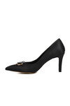 Black Thin Heeled Womens Evening Shoes 377101 Z