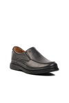 Black Genuine Leather Mens Casual Shoes 416 M
