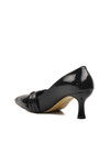 Black Patent Leather Womens High Heel Shoes 458296 Z