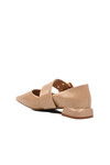 Nude Patent Leather Womens Evening Shoes 519028 Z