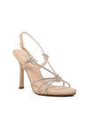 Beige Womens Evening Shoes 543119 Z