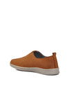حذاء كاجوال رجالي من الجلد الطبيعي باللون البني 614-BM