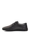 Black Genuine Leather Mens Casual Shoes 617 M