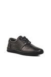 Black Genuine Leather Mens Casual Shoes 617 M