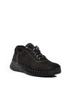 Black Genuine Leather Orthopedic Mens Casual Shoes 6207 M