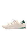 White Green Genuine Leather Mens Casual Shoes 6732 M