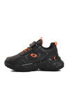 Black-Orange Childrens Sneakers 720-25K P