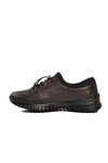 Brown Genuine Leather Anatomic Womens Casual Shoes 9513 Z