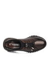 Brown Genuine Leather Anatomic Womens Casual Shoes 9513 Z