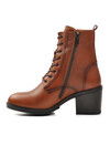 Tan Genuine Leather Anatomical Womens Boots 9812 Z