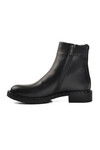 Black Genuine Leather Anatomical Womens Boots 9894 Z