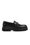 Black Open Genuine Leather Mens Classic Shoes Premium 7710 M