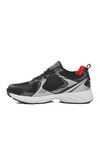 Black Red Mesh Lightweight Mens Sneakers B-522 M