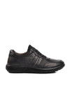 Black Genuine Leather Orthopedic Mens Casual Shoes 28797 M