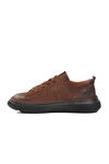 Brown Nubuck Genuine Leather Mens Casual Shoes 396149 M