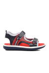 Kırmızı Ortopedik Erkek Çocuk Sandalet 24-996 F