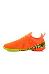 Orange Mens Artificial Turf Shoes with Elastic Ankle Straps MH-241-129