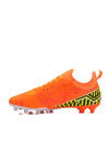 Orange Artificial Leather Mens Cleats MK-241-129 M