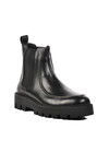 Black Genuine Leather Mens Chelsea Boots Premium 106 M