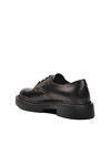 Black Genuine Leather Wide-Mounted Mens Classic Shoes Premium 1085 M
