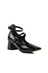 Black Patent Leather Womens High Heel Shoes 323072 Z