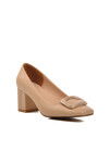 Beige Skin Womens High Heel Shoes 357106 Z