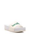 White Womens Slippers Benetton BN-1212 Z