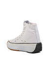 White Unisex Hi Sneaker PO-30100 G