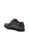 Black Genuine Leather Orthopedic Mens Casual Shoes 021402 M