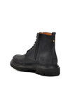 Black Nubuck Genuine Leather Orthopedic Mens Boots 033001 M