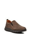 Brown Nubuck Genuine Leather Mens Casual Shoes 207005 M