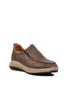 Brown Genuine Leather Orthopedic Mens Casual Shoes 191104 M