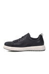 Navy Blue Nubuck Genuine Leather Orthopedic Mens Casual Shoes 209202 M
