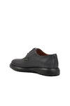 Black Nubuck Genuine Leather Orthopedic Mens Casual Shoes 340802 M