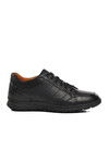Black Orthopedic Genuine Leather Mens Casual Shoes 793204 M