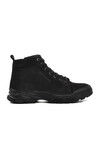 Black Nubuck Genuine Leather Mens Boots Pisa 102 21450 M