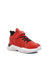 Red Black Unisex Kids Basketball Shoes 1522 F