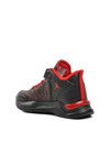 Black Red Unisex Kids Basketball Shoes 1522 F